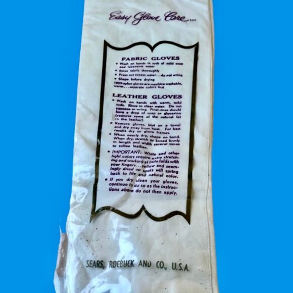 Vintage Kid Leather Gloves Washable Opera Length by Superb West Germany - Picture 6 of 16